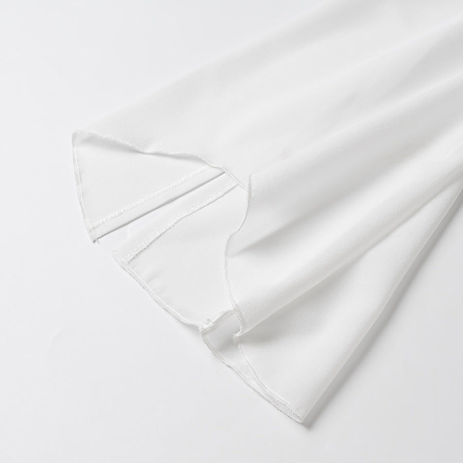 Damer Elegant skuren blus med volangdetaljer Mirla-Eva Jonsson