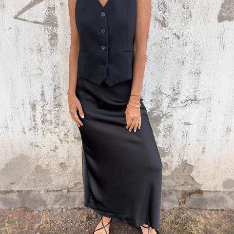 Damer Elegant skuren väst Mirla-Eva Jonsson
