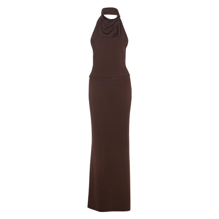 Damer Elegant topp med asymmetrisk krage och raffinerad draperingsdesign Mirla-Eva Jonsson