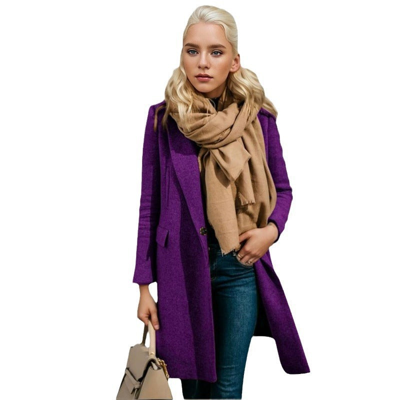 Damer Elegant trenchcoat med dubbelknäppning och högkvalitativt material Mirla-Eva Jonsson
