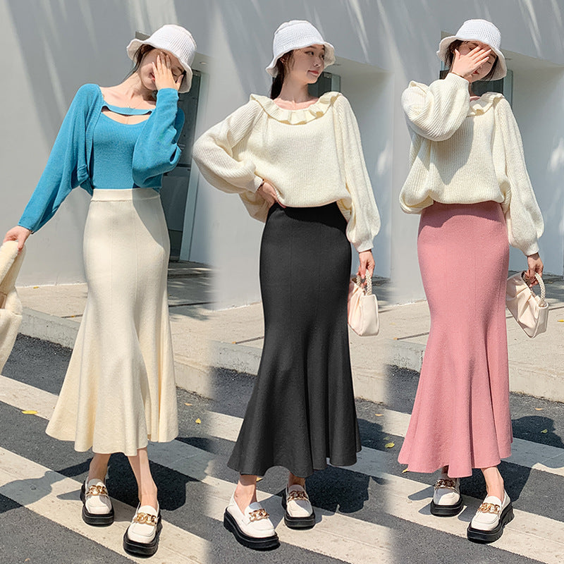 Damer Elegant, utställd maxikjol i lätt material Eva Jonsson-Eva Jonsson