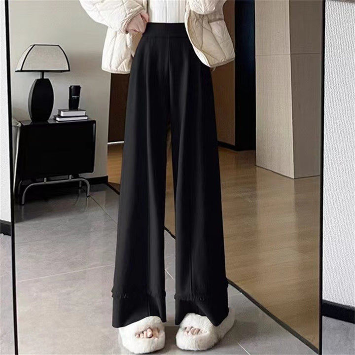 Damer Elegant, vidskuren byxa med fransar Eva Jonsson-Eva Jonsson