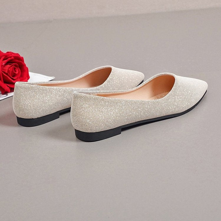Damer Eleganta Ballerinor med Snyggt Ovanmaterial och Bekväm Sula Mirla-Eva Jonsson