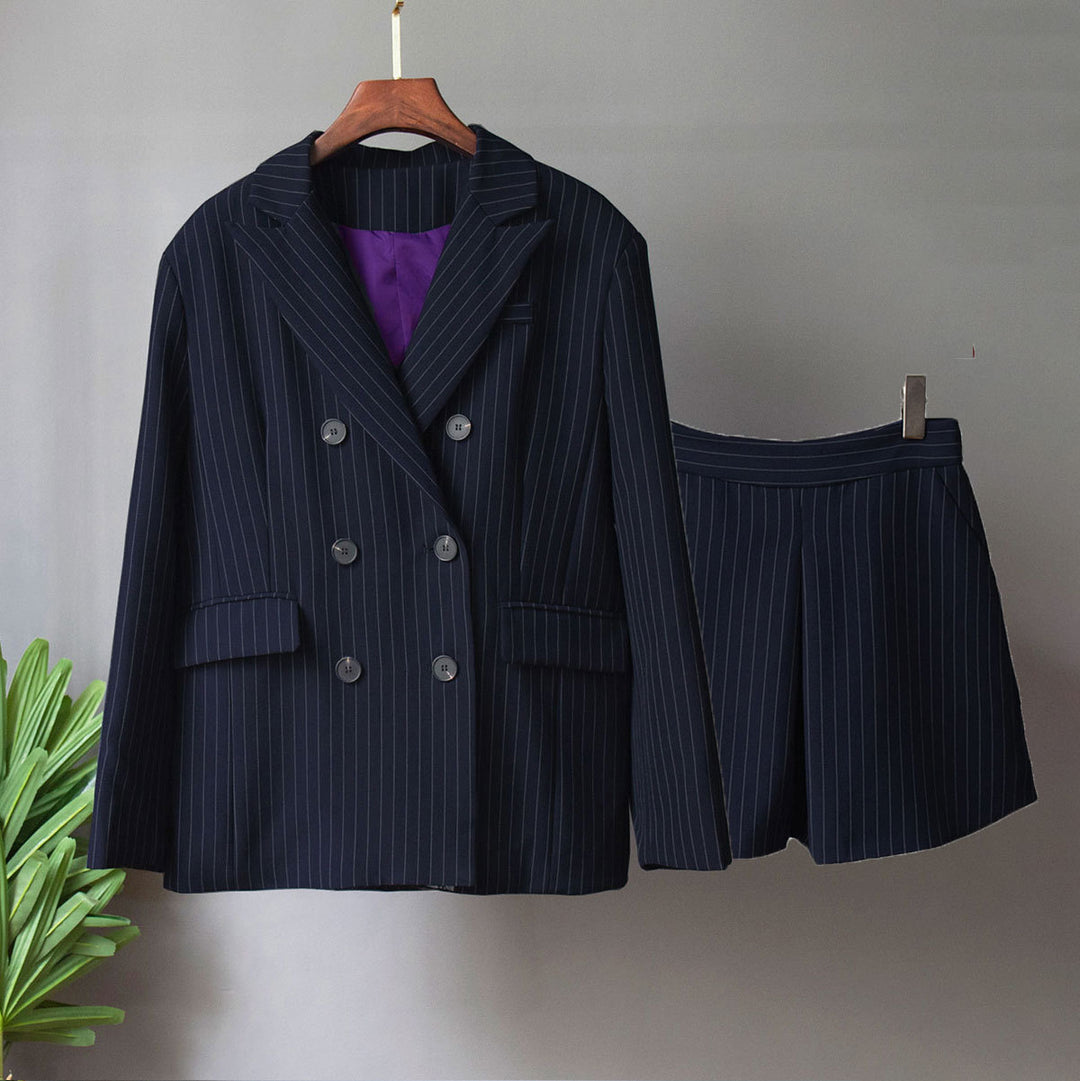 Damer Eleganta Blazer- och Shorts-Ensemble Mirla-Eva Jonsson