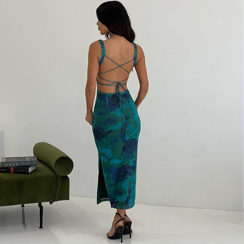 Damer Eleganta Bodycon Midi Klänning Eva Jonsson-Eva Jonsson