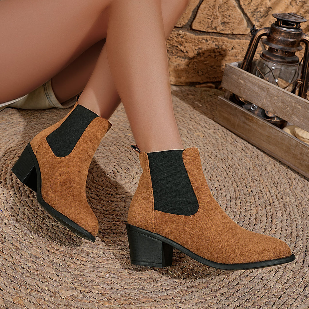 Damer Eleganta Chelsea-boots med bekväm klack Mirla-Eva Jonsson