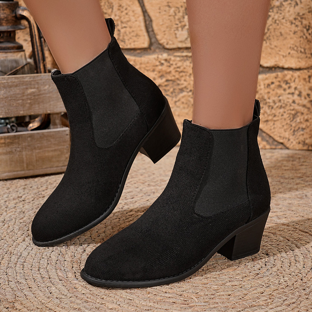 Damer Eleganta Chelsea-boots med bekväm klack Mirla-Eva Jonsson