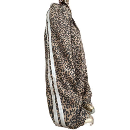 Damer Eleganta Maxi Byxor med Leopardtryck Mirla-Eva Jonsson