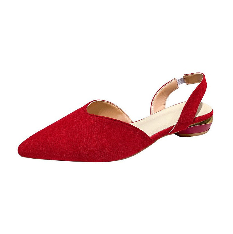 Damer Eleganta Slingback Ballerinor med Justerbar Remdesign Mirla-Eva Jonsson