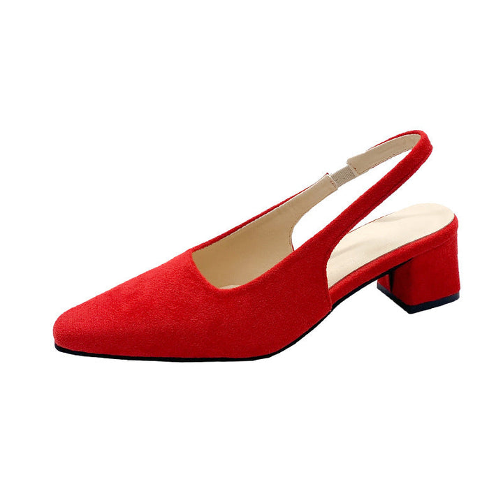 Damer Eleganta Slingback Blockklack Mules Mirla-Eva Jonsson