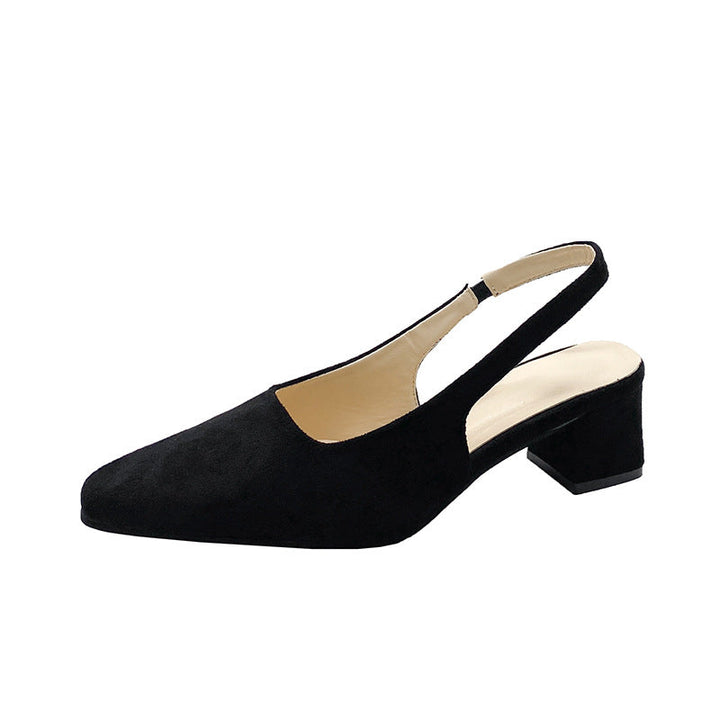 Damer Eleganta Slingback Blockklack Mules Mirla-Eva Jonsson