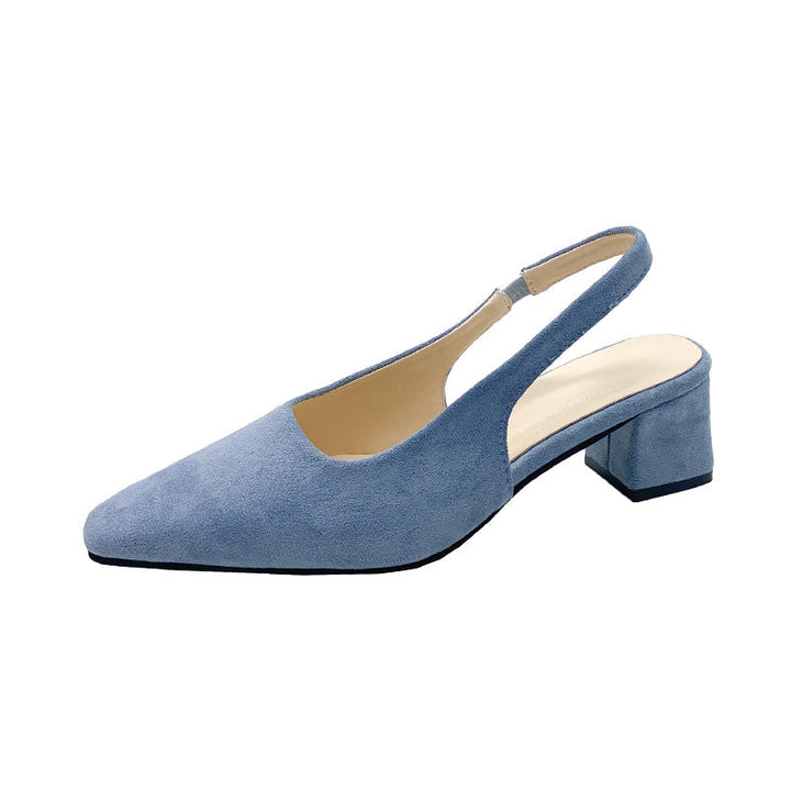 Damer Eleganta Slingback Blockklack Mules Mirla-Eva Jonsson