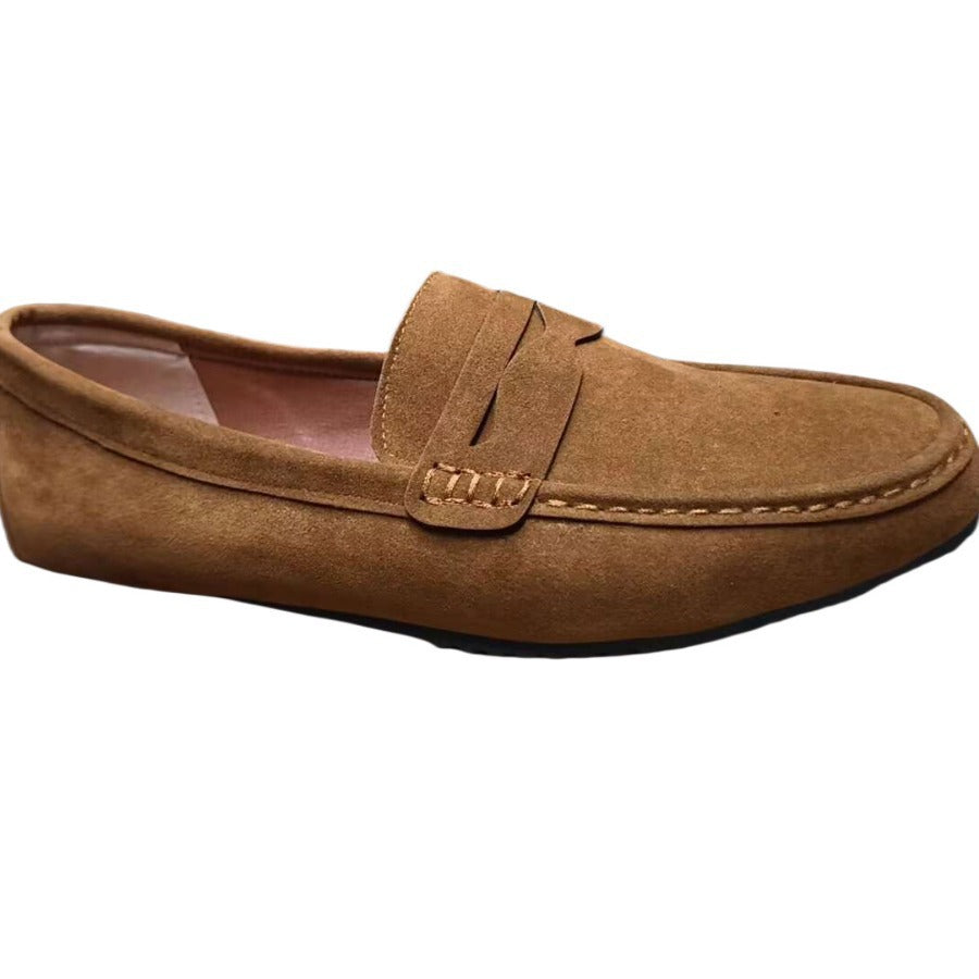 Damer Eleganta Slip-ons i Mocka Mirla-Eva Jonsson