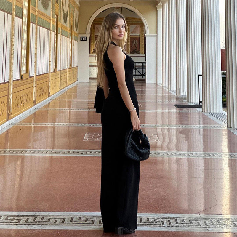 Damer Eleganta figurformande One-Shoulder-Maxiklänning med slinga Mirla-Eva Jonsson
