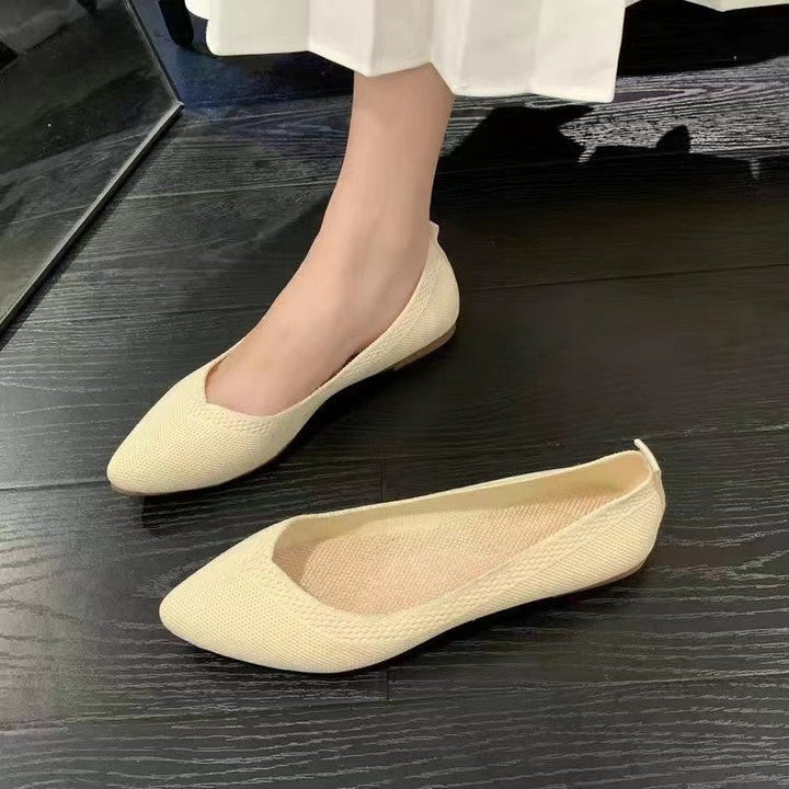 Damer Eleganta och Andningsbara Ballerinas med Flexibelt Fotbett Mirla-Eva Jonsson