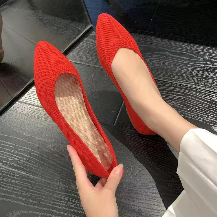 Damer Eleganta och Andningsbara Ballerinas med Flexibelt Fotbett Mirla-Eva Jonsson