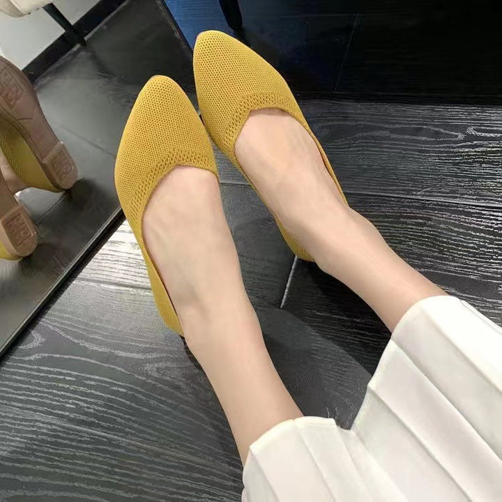 Damer Eleganta och Andningsbara Ballerinas med Flexibelt Fotbett Mirla-Eva Jonsson