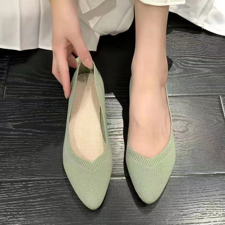 Damer Eleganta och Andningsbara Ballerinas med Flexibelt Fotbett Mirla-Eva Jonsson