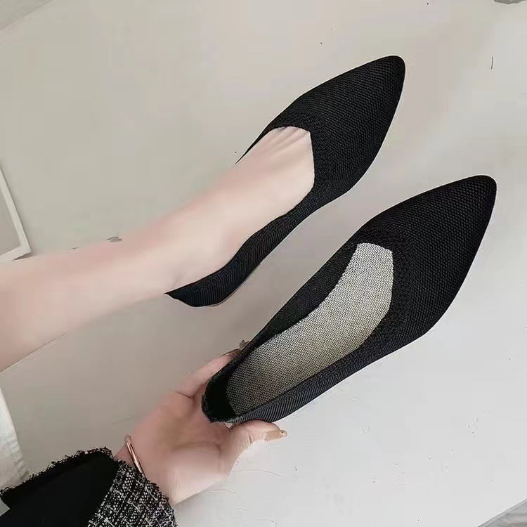 Damer Eleganta och Andningsbara Ballerinas med Flexibelt Fotbett Mirla-Eva Jonsson