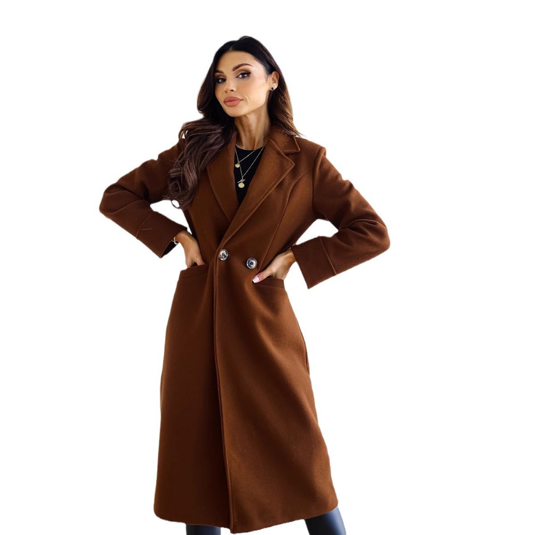 Damer Elegantullkappa med klassisk slag och tidlös design Mirla-Eva Jonsson