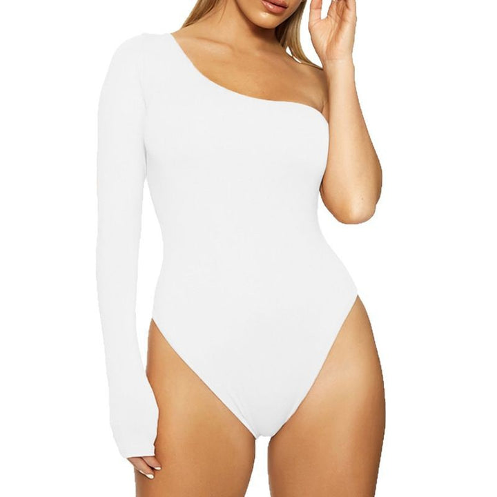 Damer Ensidigt skuren bodysuit med lång ärm Mirla-Eva Jonsson