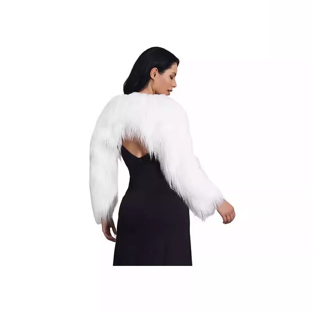 Damer Extravagant Konstpälsbolero med elegant skärning Mirla-Eva Jonsson