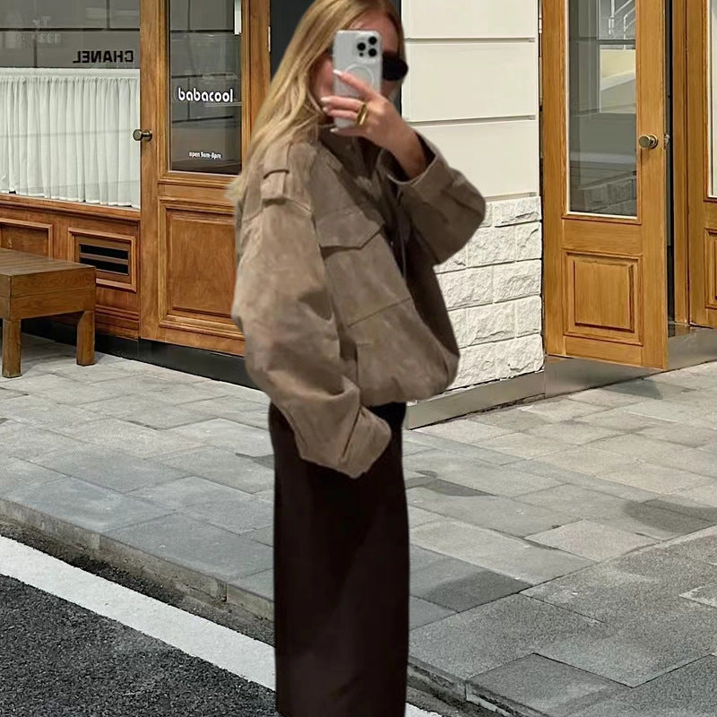 Damer Festlig Mockajacka med praktiska fickor Mirla-Eva Jonsson