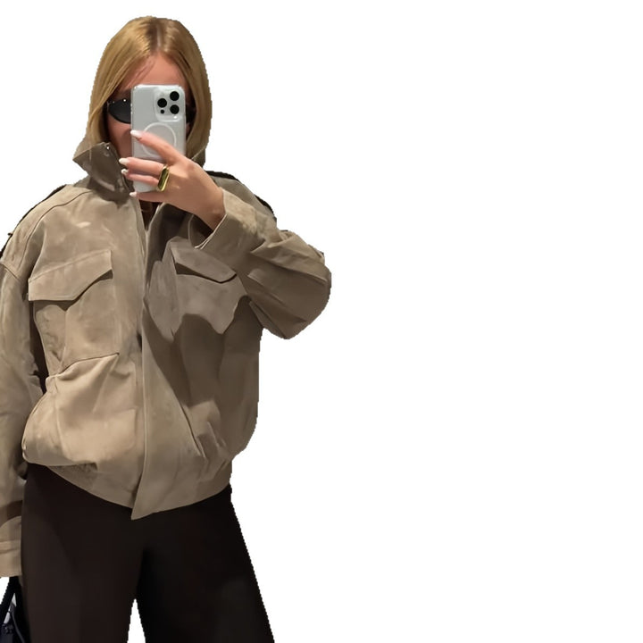 Damer Festlig Mockajacka med praktiska fickor Mirla-Eva Jonsson