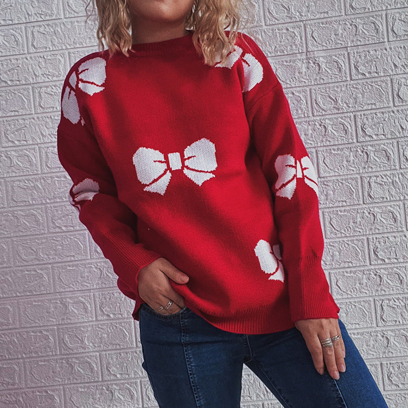 Damer Festlig tröja med glatt klockmotiv och avslappnad passform Mirla-Eva Jonsson