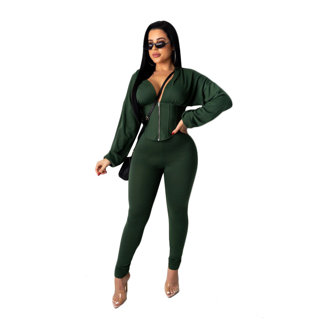 Damer Figurformad Jumpsuit med huva och figursydd skärning Mirla-Eva Jonsson