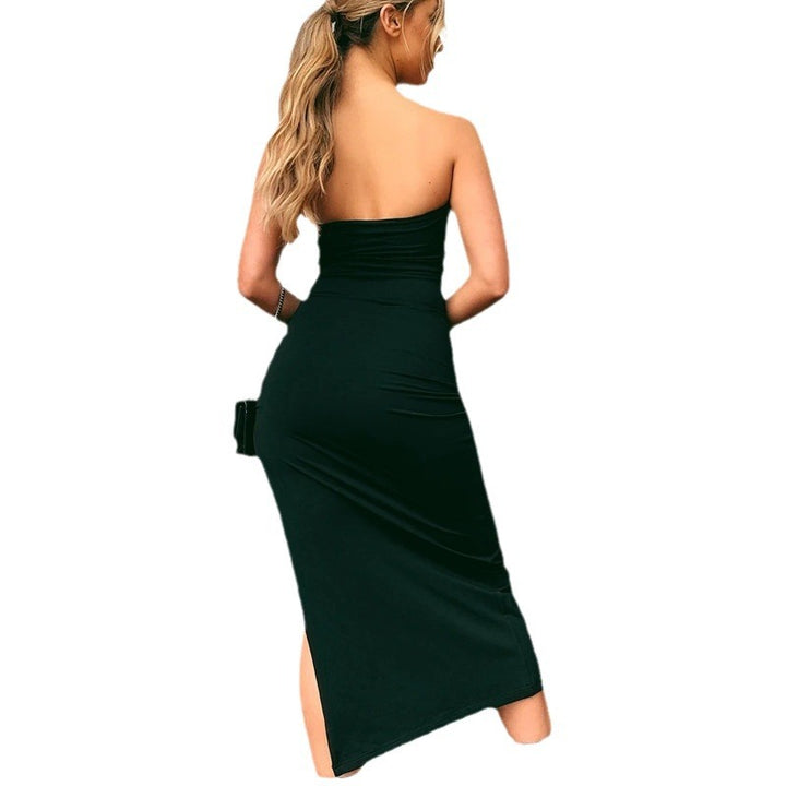 Damer Figurformande Sommarklänning med elegant benslits Mirla-Eva Jonsson
