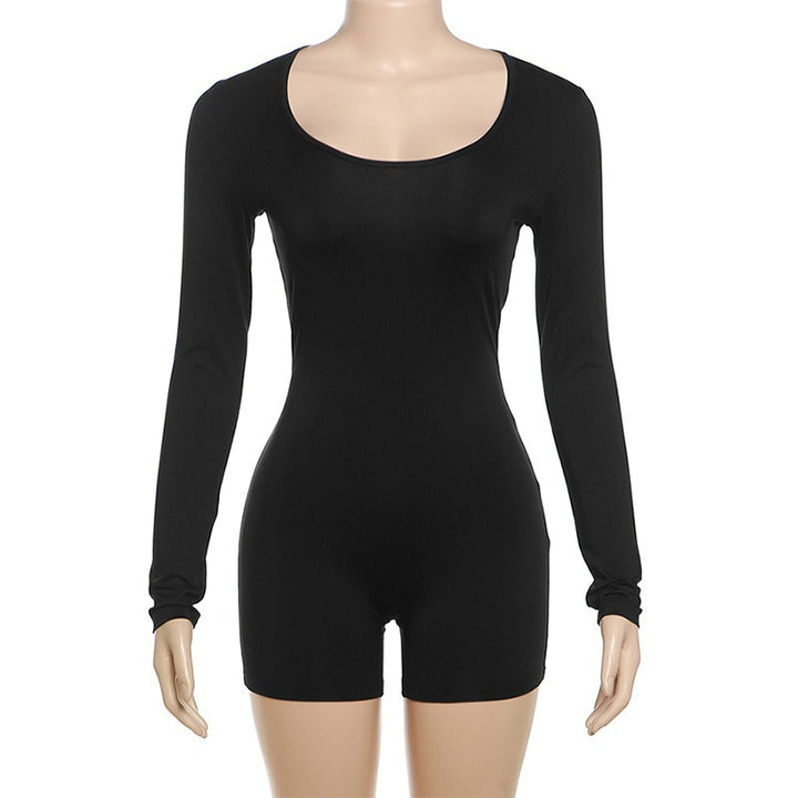 Damer Figursydd Kortsleeved Jumpsuit med lång ärm Mirla-Eva Jonsson