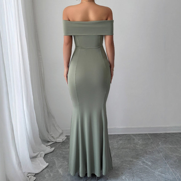 Damer Figursydd Off-Shoulder Maxikjol Mirla-Eva Jonsson