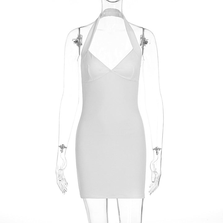 Damer Figurtävlingklänning med Halterneck och figurnära design Mirla-Eva Jonsson