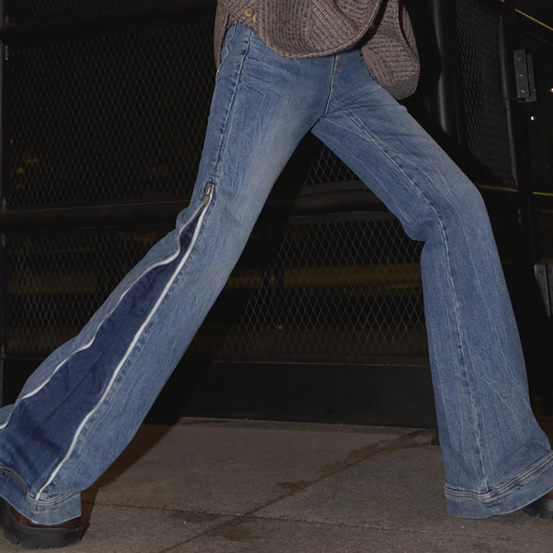 Damer Flared Jeans Mirla-Eva Jonsson