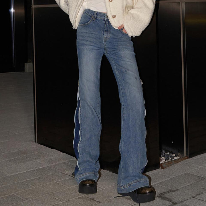 Damer Flared Jeans Mirla-Eva Jonsson