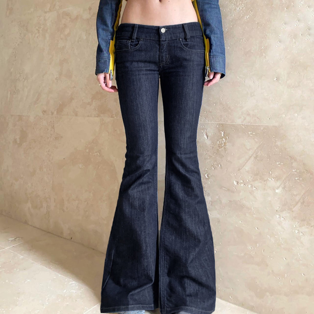 Damer Flared Jeans i elegant vintage-stil Mirla-Eva Jonsson