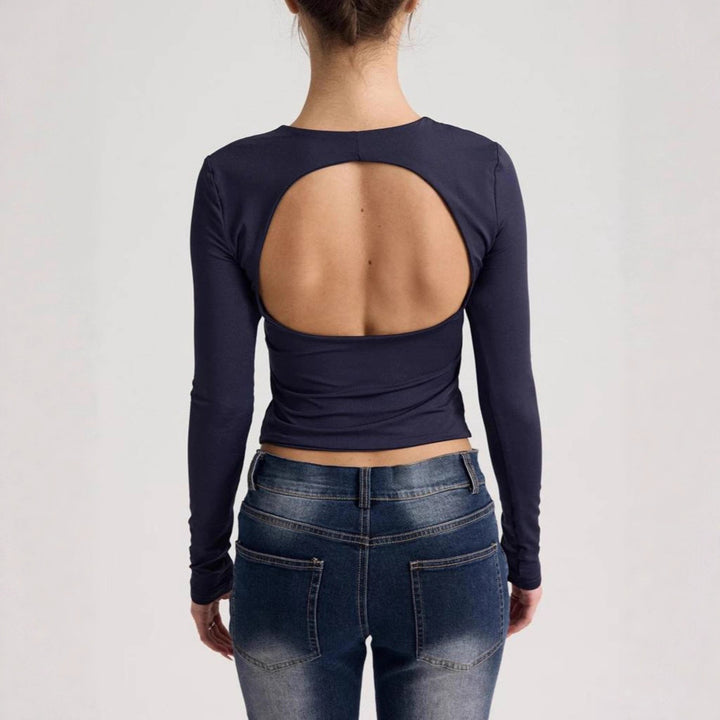 Damer Flared Jeans i vintage-stil med hög midja och avslappnad passform Mirla-Eva Jonsson