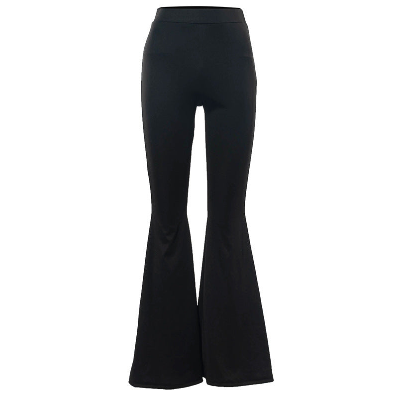 Damer Flared Leggings med hög midja och bekväm stretchtyg Mirla-Eva Jonsson