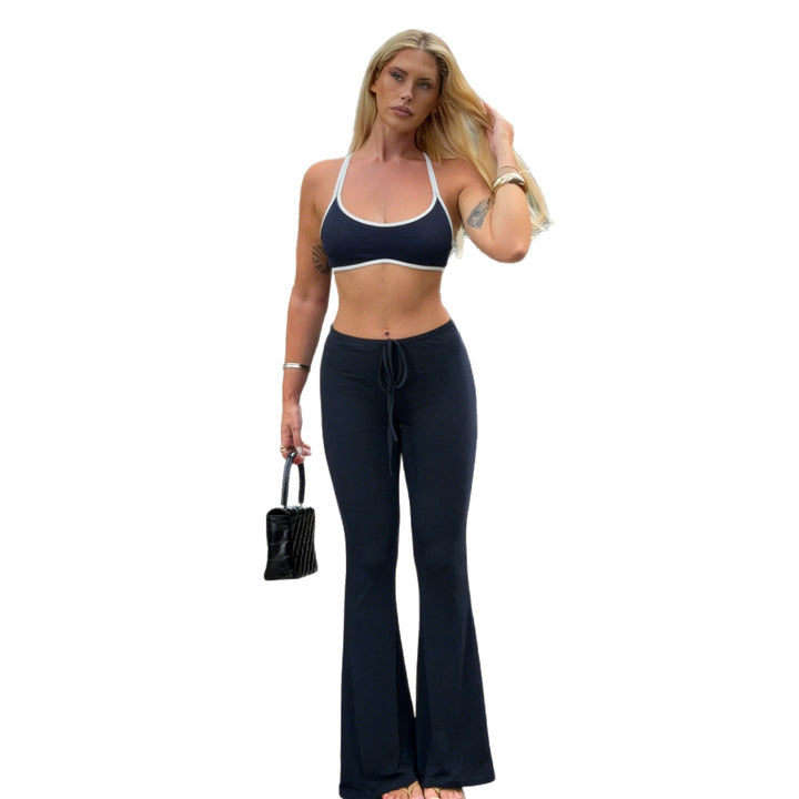 Damer Flared Pants och Bralette Set Mirla-Eva Jonsson