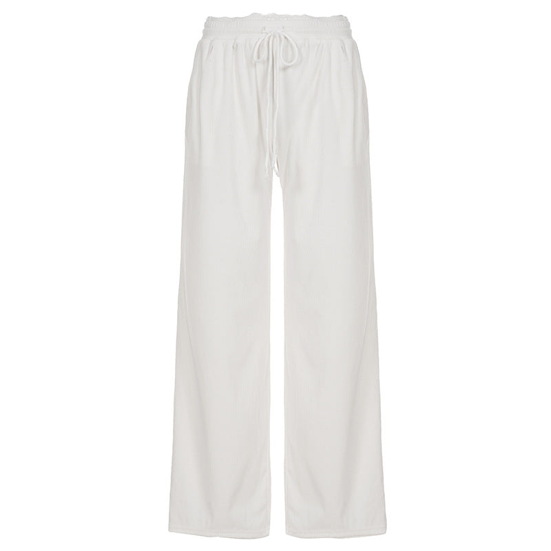 Damer Flared Sweatpants med elastisk midja och bekvämt design Mirla-Eva Jonsson