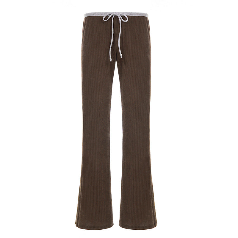 Damer Flared Sweatpants med elastisk midja och bekvämt design Mirla-Eva Jonsson
