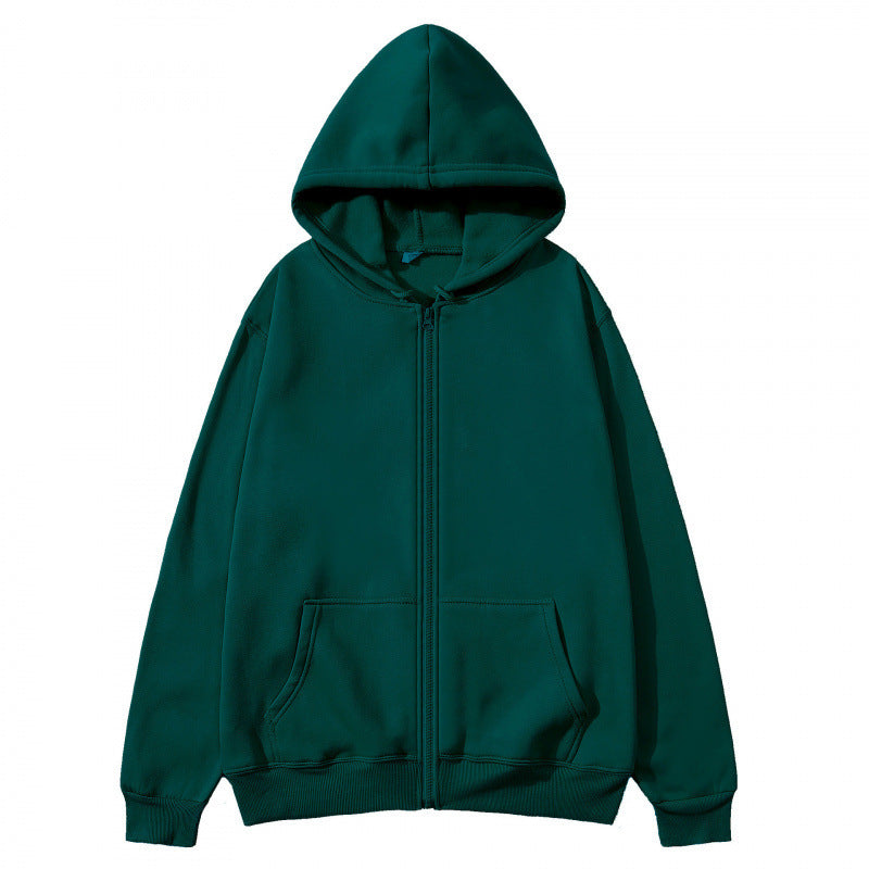 Damer Fleece Hoodiejacka med genomgående dragkedja och praktiska fickor Eva Jonsson-Eva Jonsson