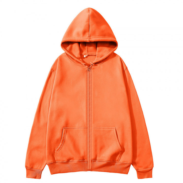Damer Fleece Hoodiejacka med genomgående dragkedja och praktiska fickor Eva Jonsson-Eva Jonsson