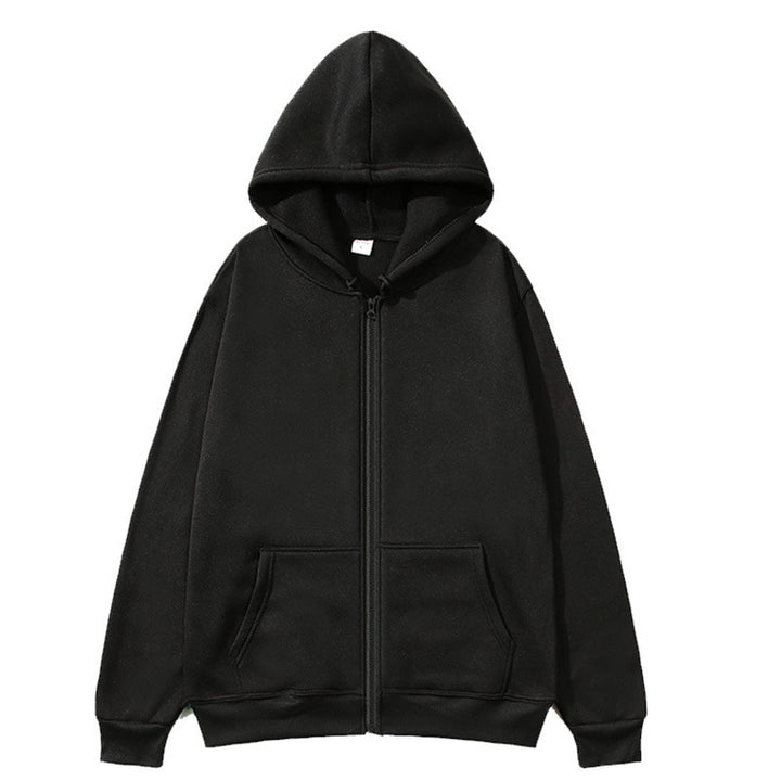 Damer Fleece Hoodiejacka med genomgående dragkedja och praktiska fickor Eva Jonsson-Eva Jonsson