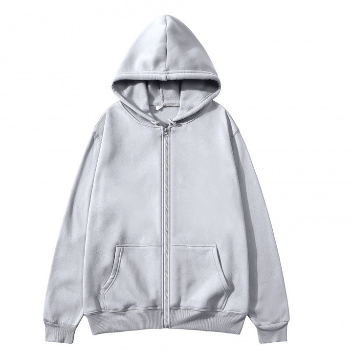 Damer Fleece Hoodiejacka med genomgående dragkedja och praktiska fickor Eva Jonsson-Eva Jonsson