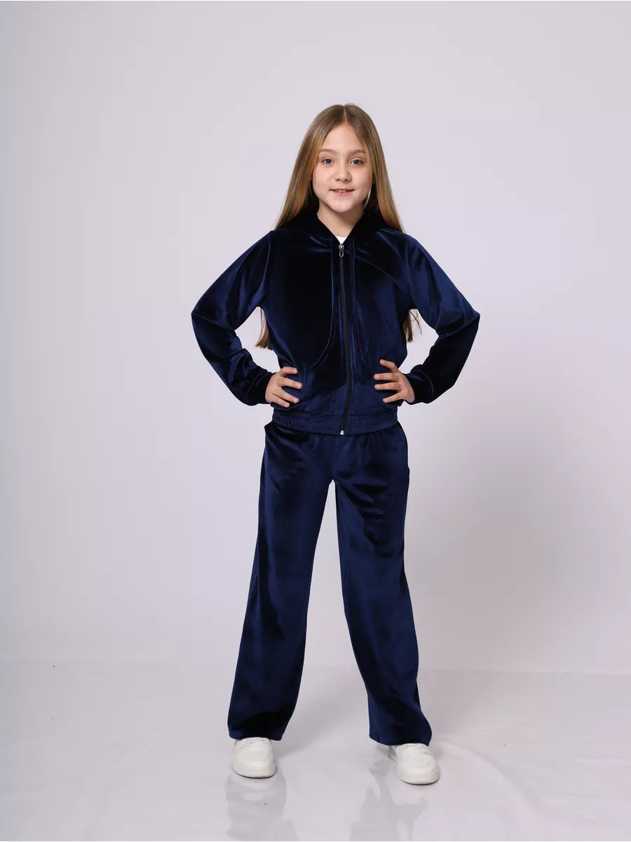 Damer Fleece Lounge Set med Huvud och Hög Midja Mirla-Eva Jonsson