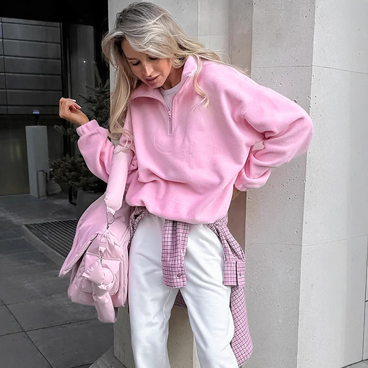 Damer Fleece Tröja Eva Jonsson-Eva Jonsson