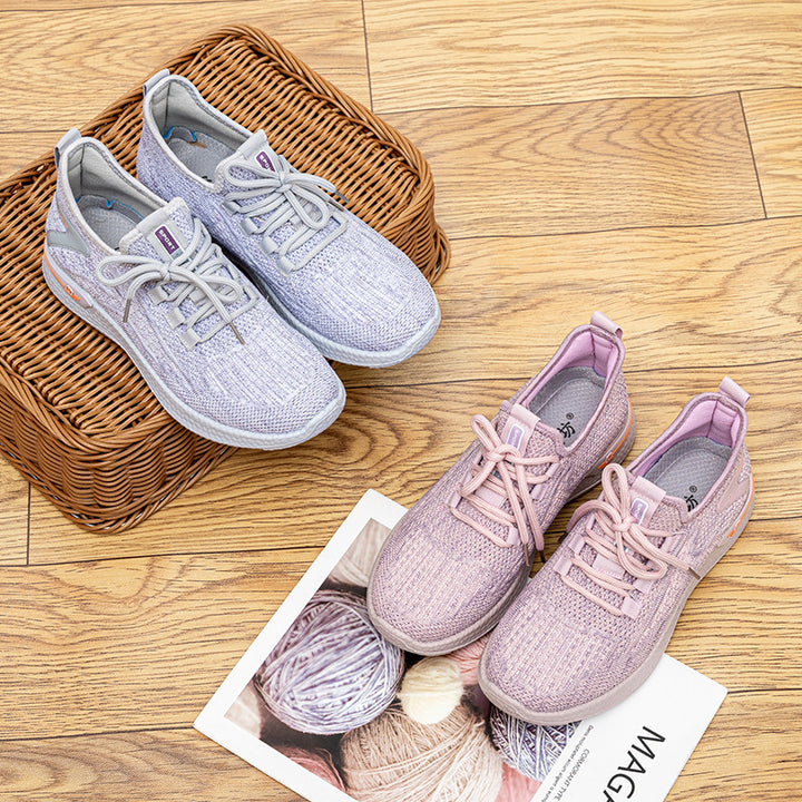 Damer Flexibel Stickade Sneakers Mirla-Eva Jonsson