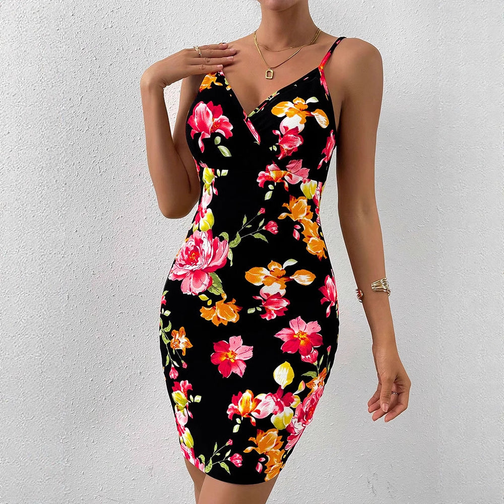 Damer Floral Wrap Dress Mirla-Eva Jonsson